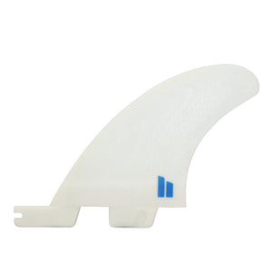 FCS II Performer Twin + 1 Performance Core Surfboard Fins - Medium-Large/White