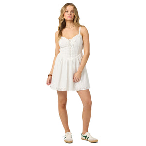 O'Neill Camden Embroidered Mini Women's Dress - White