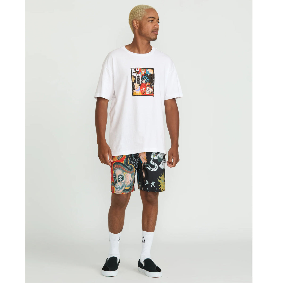 Volcom Seth Conboy Web Men's S/S T-Shirt - White