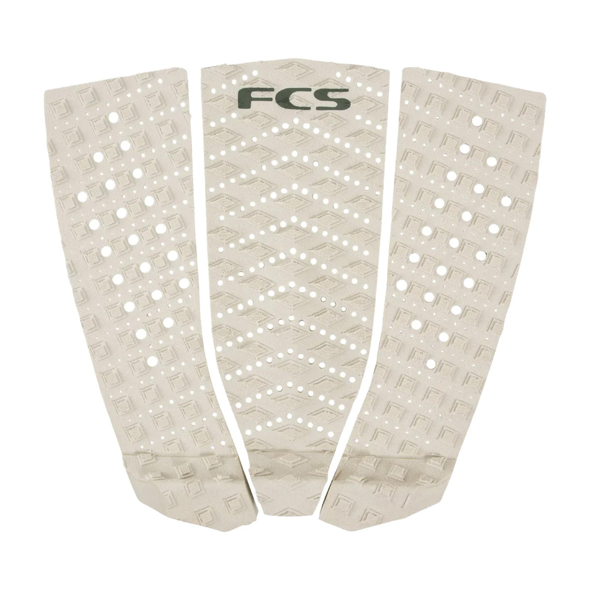 FCS T-3 Wide Eco Traction Pad - Warm Grey/Alpine