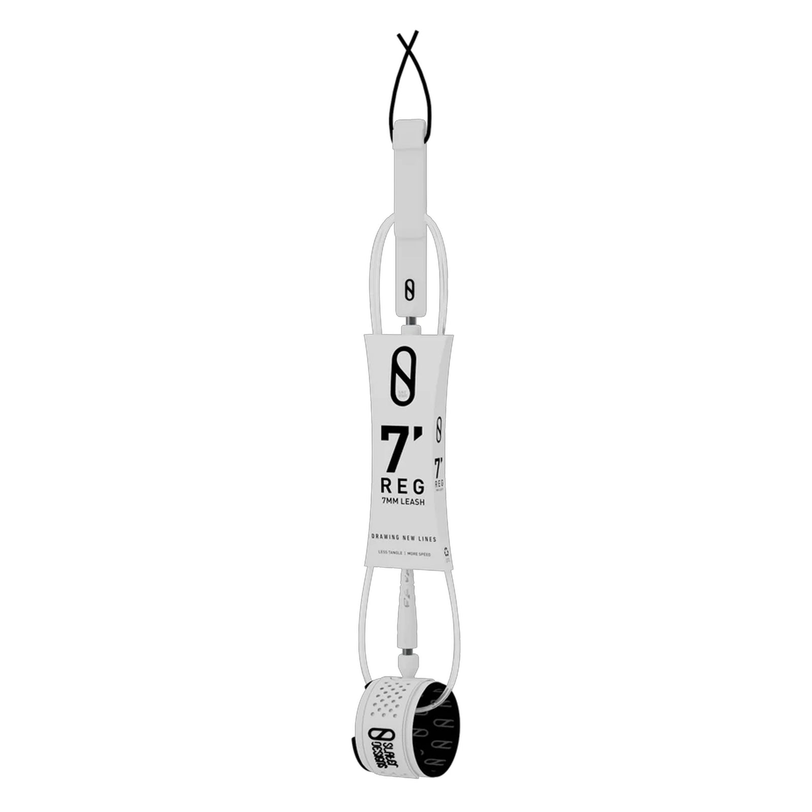 Slater Designs 7' Surfboard Leash - White
