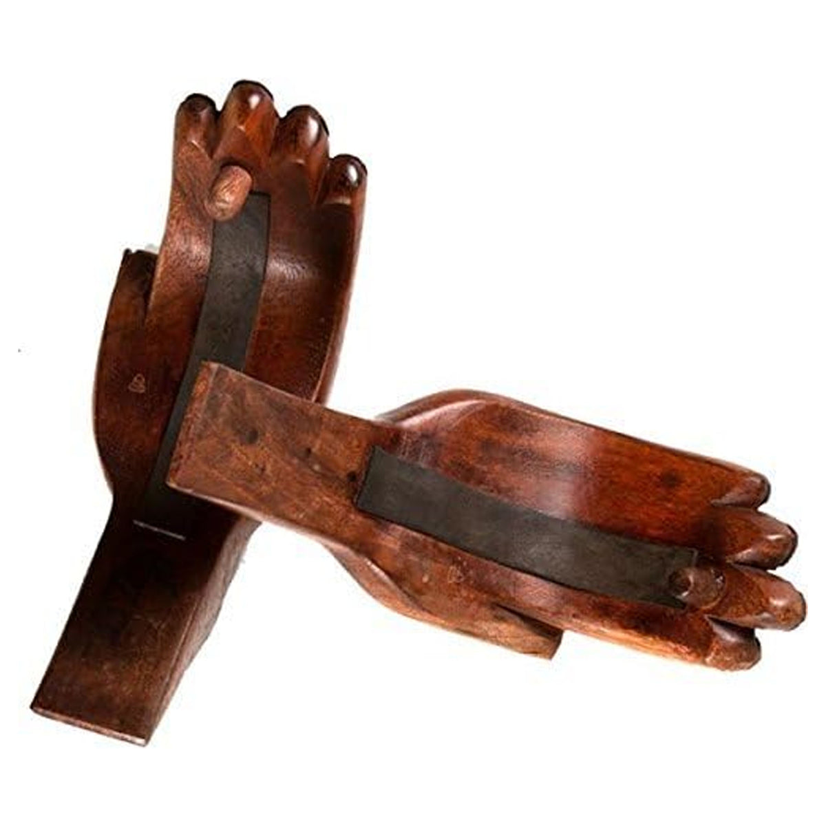 Beatnik Carved Wood Hands SUP Wall Rack