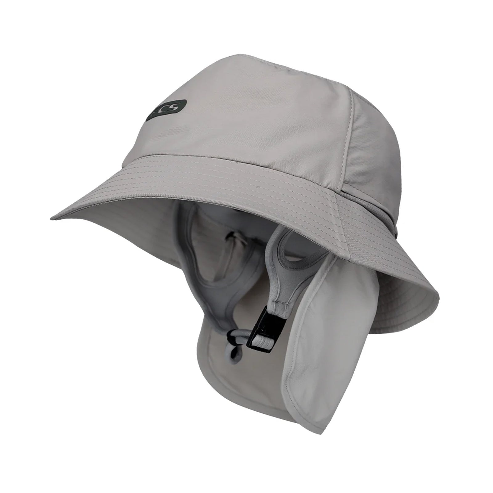 FCS Essentials Surf Bucket Hat - Warm Grey/Black