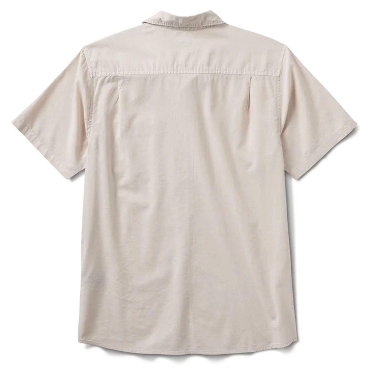 Roark Made To Fade Woven Men's S/S Dress Shirt - Washed Bone