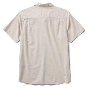 Roark Made To Fade Woven Men's S/S Dress Shirt - Washed Bone