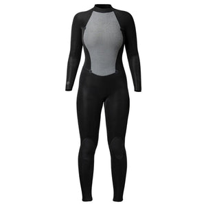 Xcel Ocean Ramsey Water Inspired Axis 3/2mm Back-Zip Women's Fullsuit Wetsuit - Black/Blue Waves