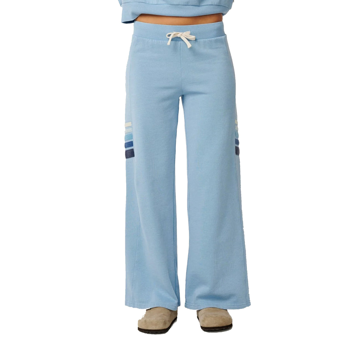 Rip Curl Surf Revival Wide Leg Women's Sweatpants - Washed Blue