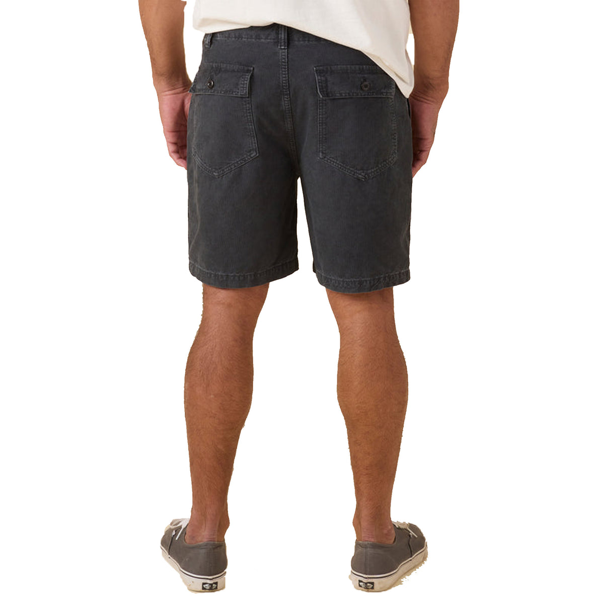 Outerknown Seventyseven Cord Utility Men's Walkshorts - Washed Black