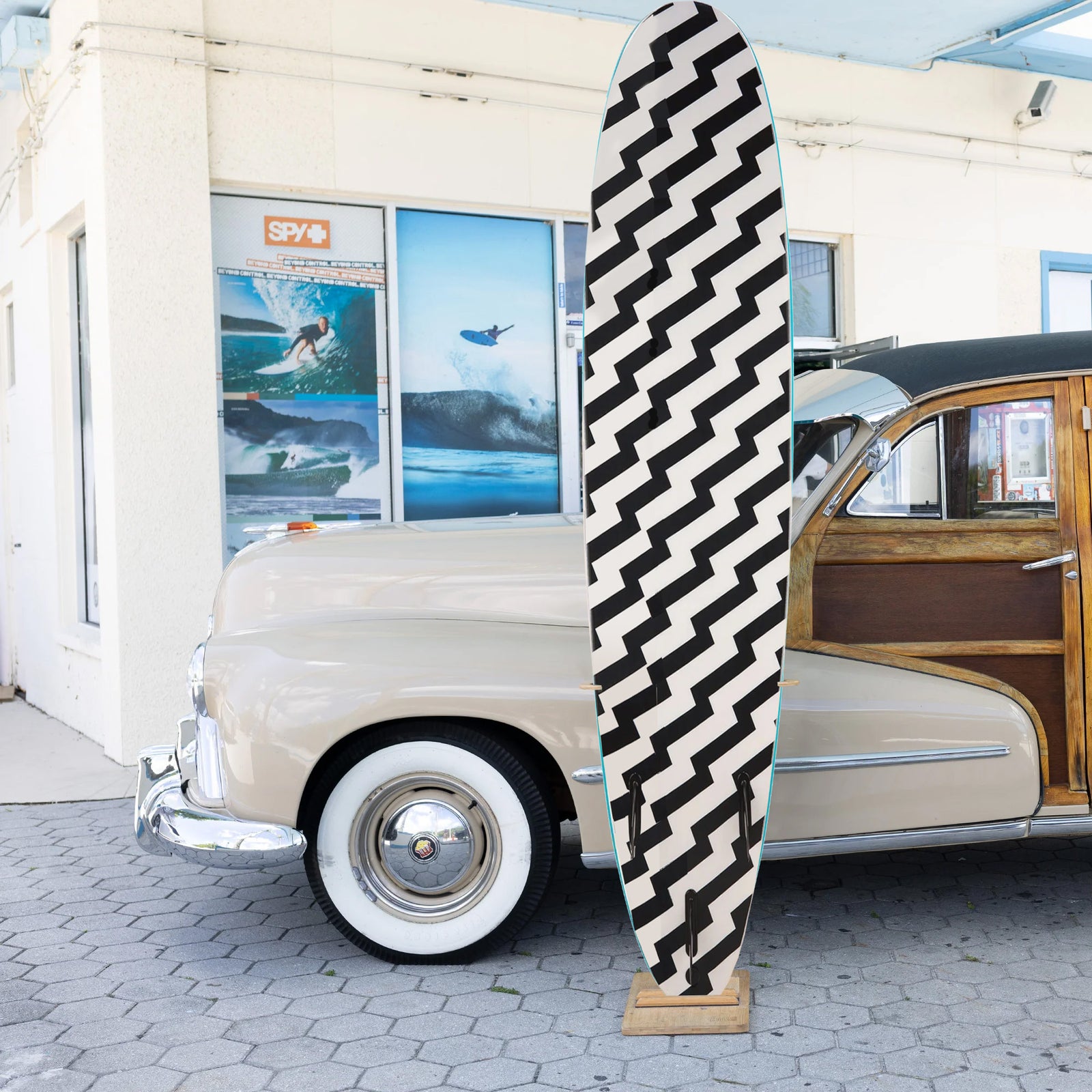 Catch Surf Wave Bandit EZ Rider 9'0 Soft Surfboard - Blue/White Bolts