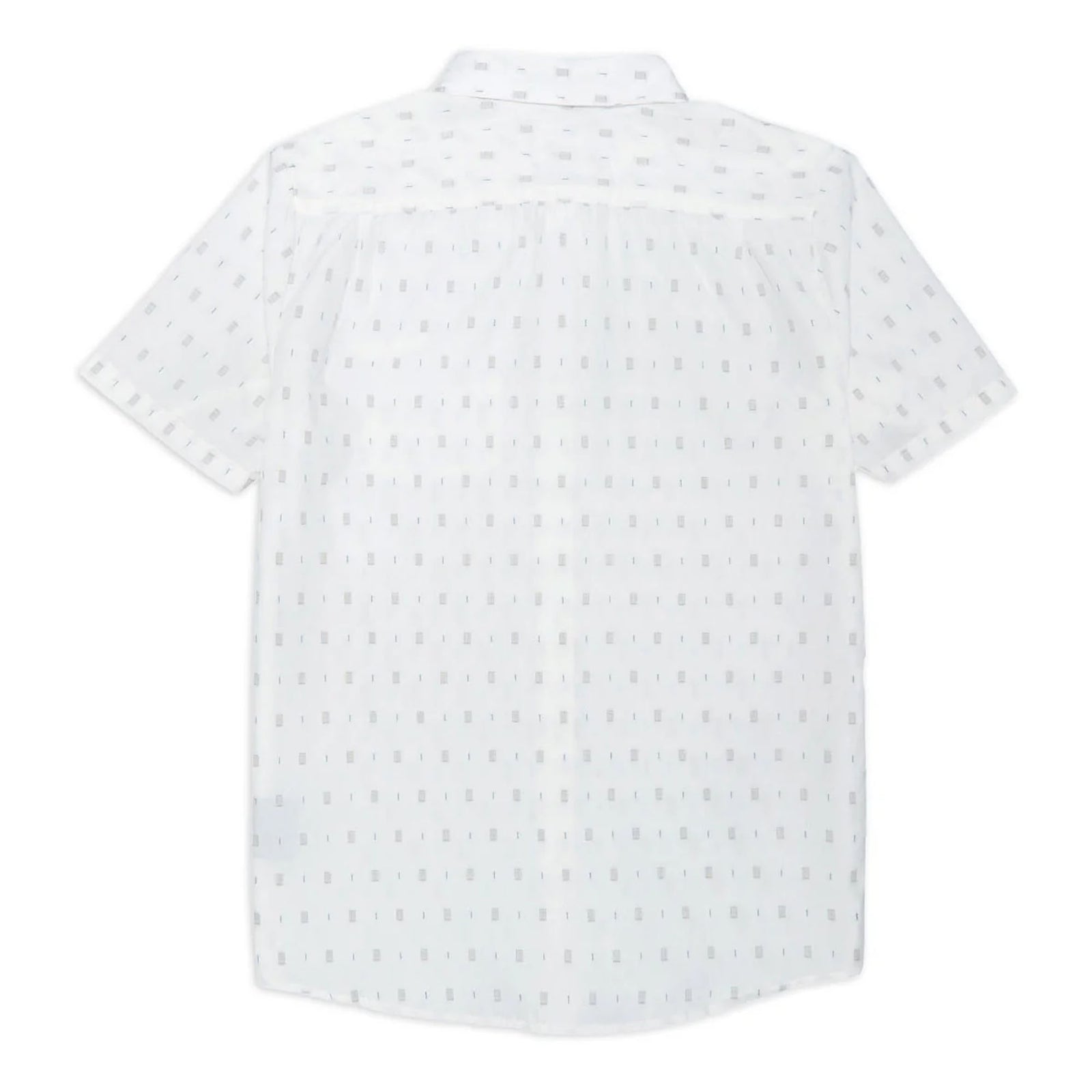 Volcom Bankstone Men's S/S Dress Shirt - White Combo