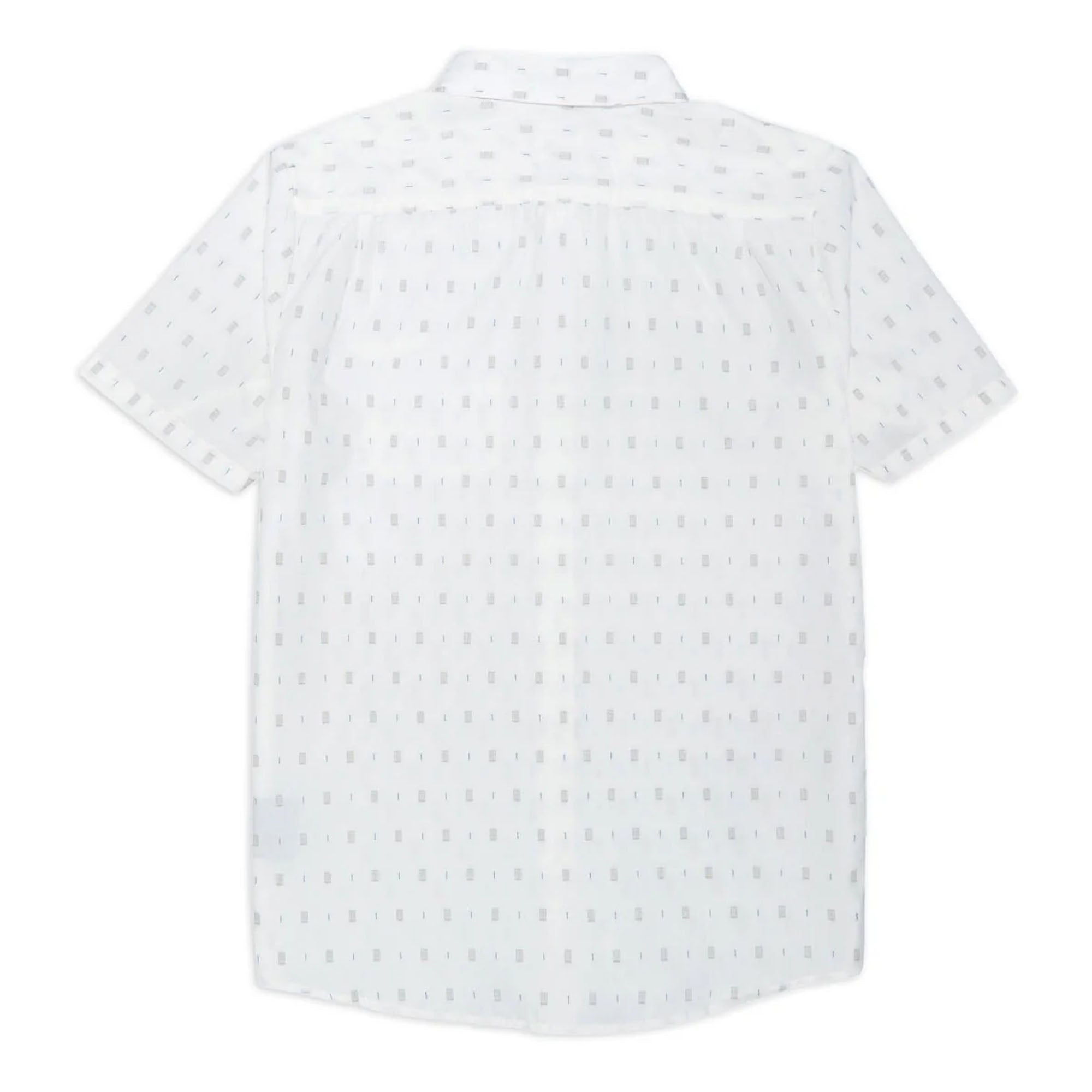 Volcom Bankstone Men's S/S Dress Shirt - White Combo