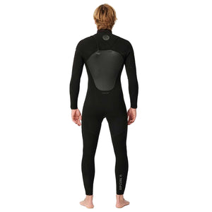 Rip Curl E7 Flashbomb 3/2mm Chest Zip Men's L/S Wetsuit - Black