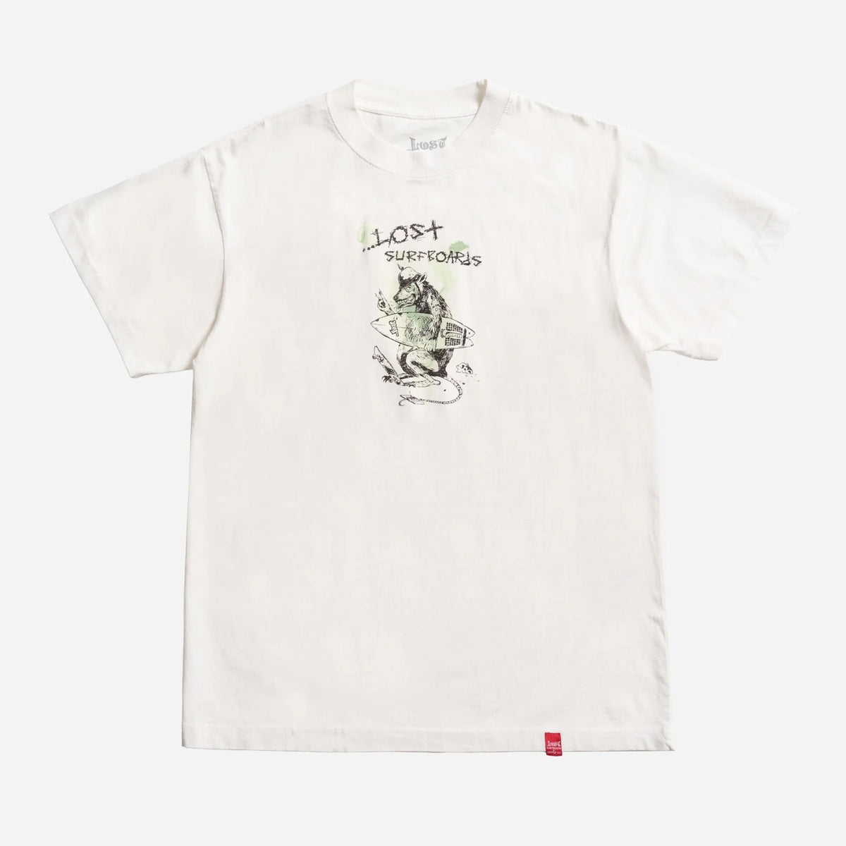 Lost Ratty Boxy Men's S/S T-Shirt - White