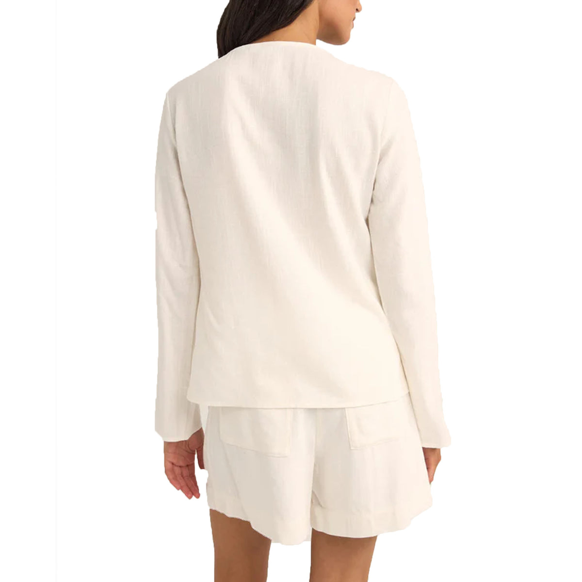 Rhythm Kayla Women's L/S Top - White