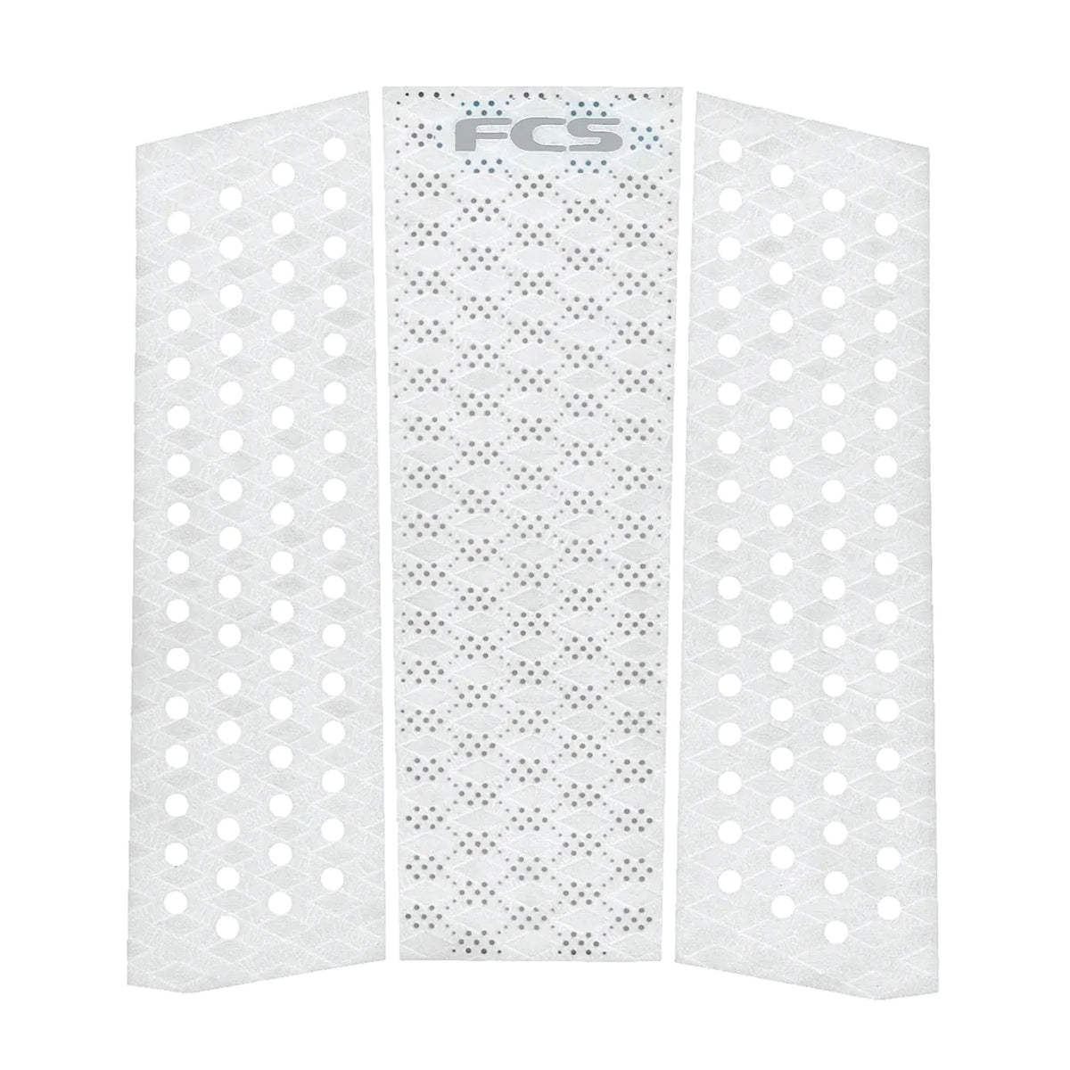 FCS Front T-3 Eco Traction Pad - White/Cool Grey
