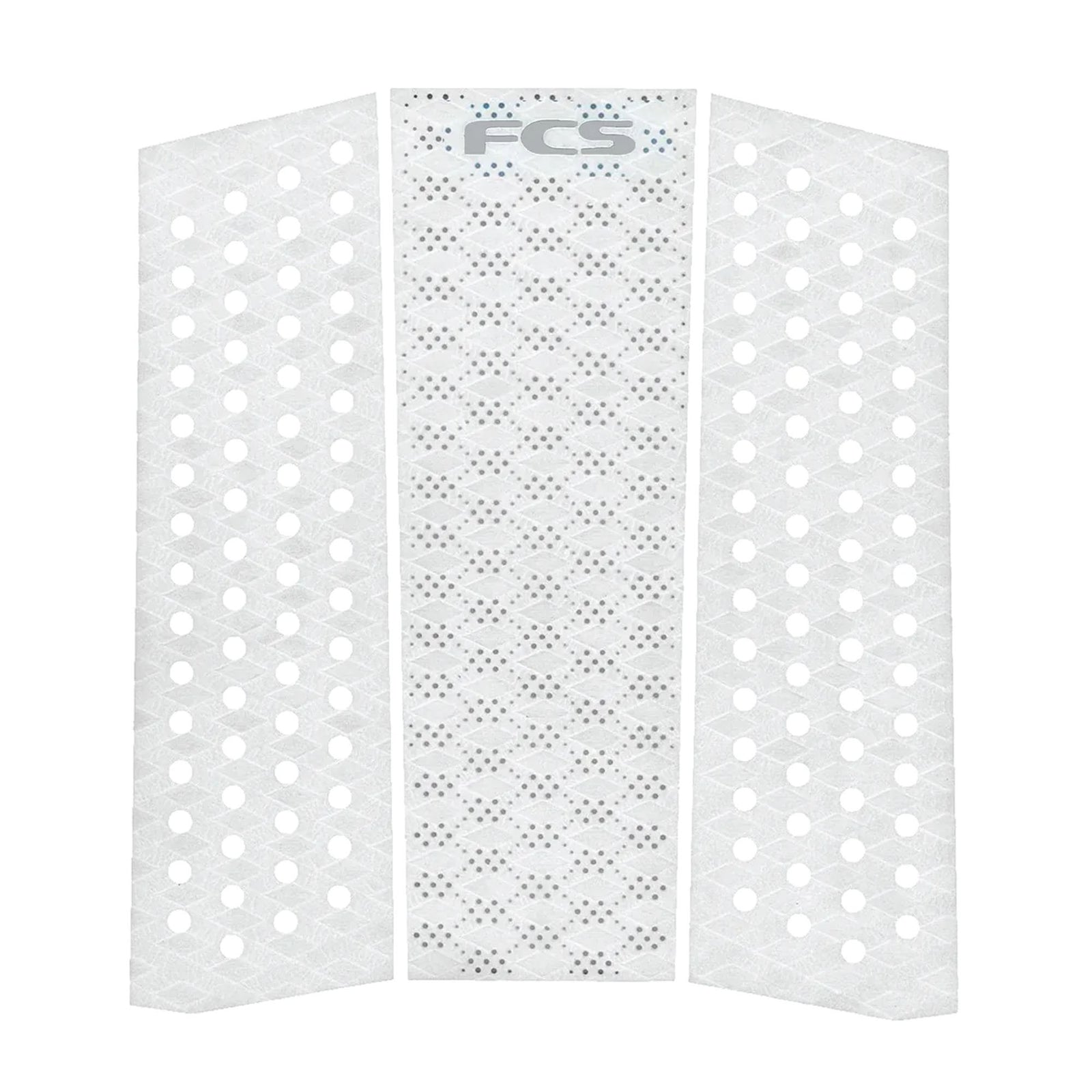 FCS Front T-3 Eco Traction Pad - White/Cool Grey