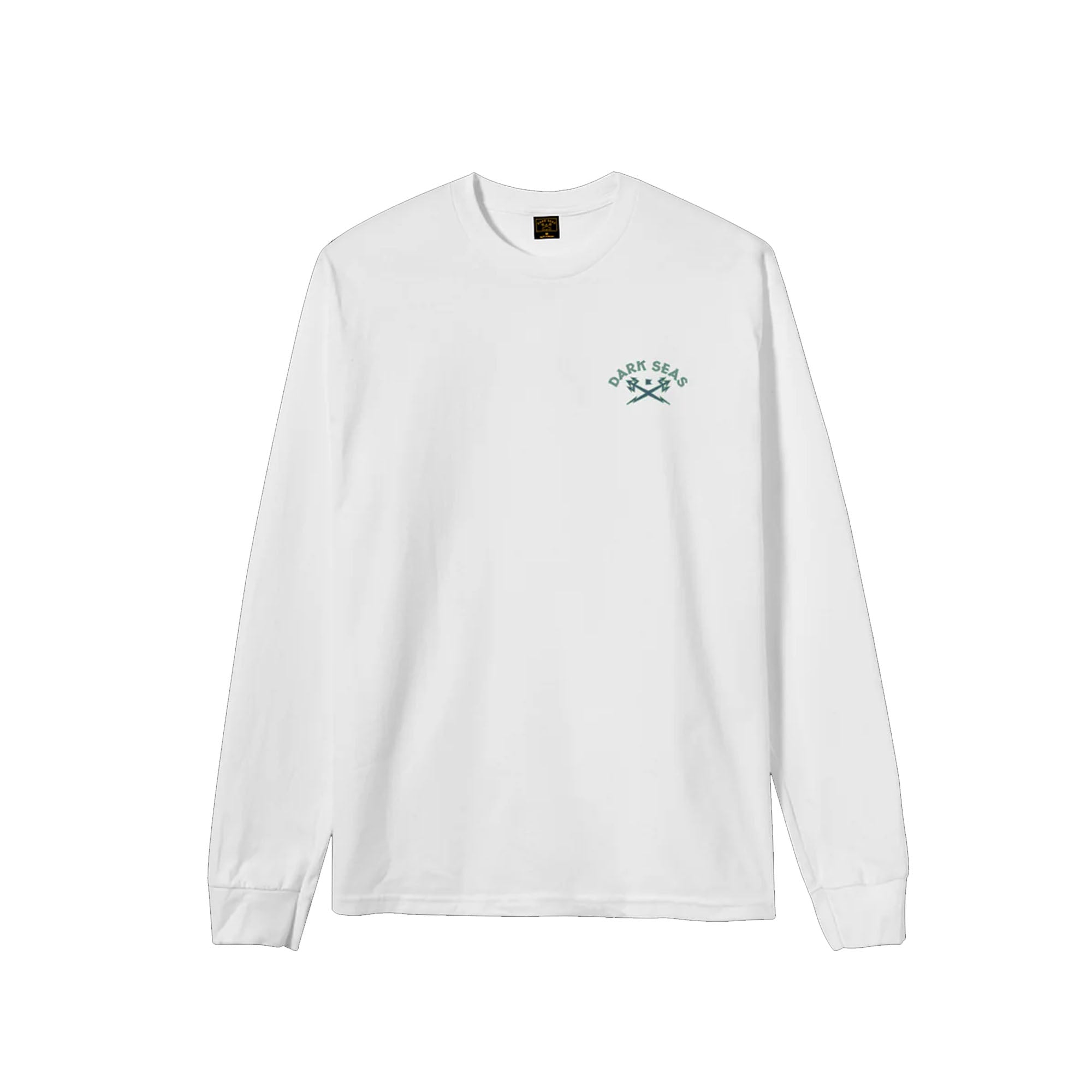 Dark Seas Never Sleep Men's L/S Shirt - White
