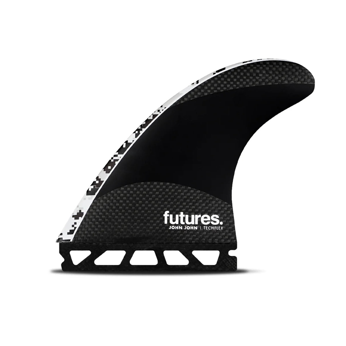 Futures John John Florence Pro Techflex Tri Fin Set - Digi White