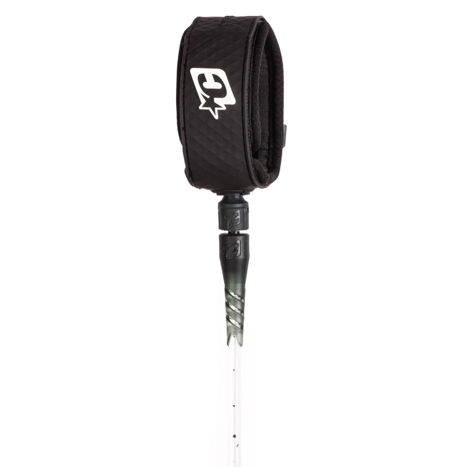 Creatures of Leisure Longboard Ankle Surfboard Leash - 9'/White Speckle Black