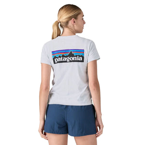 Patagonia P-6 Logo Responsibili-Tee® Women's S/S T-Shirt - White