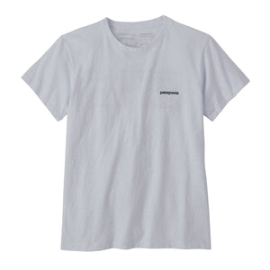 Patagonia P-6 Logo Responsibili-Tee® Women's S/S T-Shirt - White