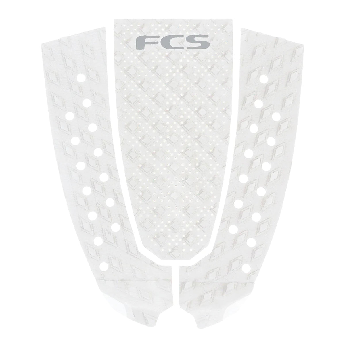 FCS T-3 Pin Eco Traction Pad - White/Cool Grey