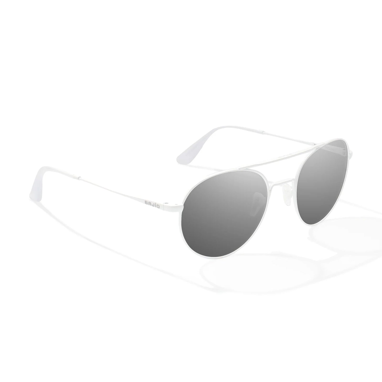 Bajio Tionia Small Women's Sunglasses - White Gloss/Grey Polarized