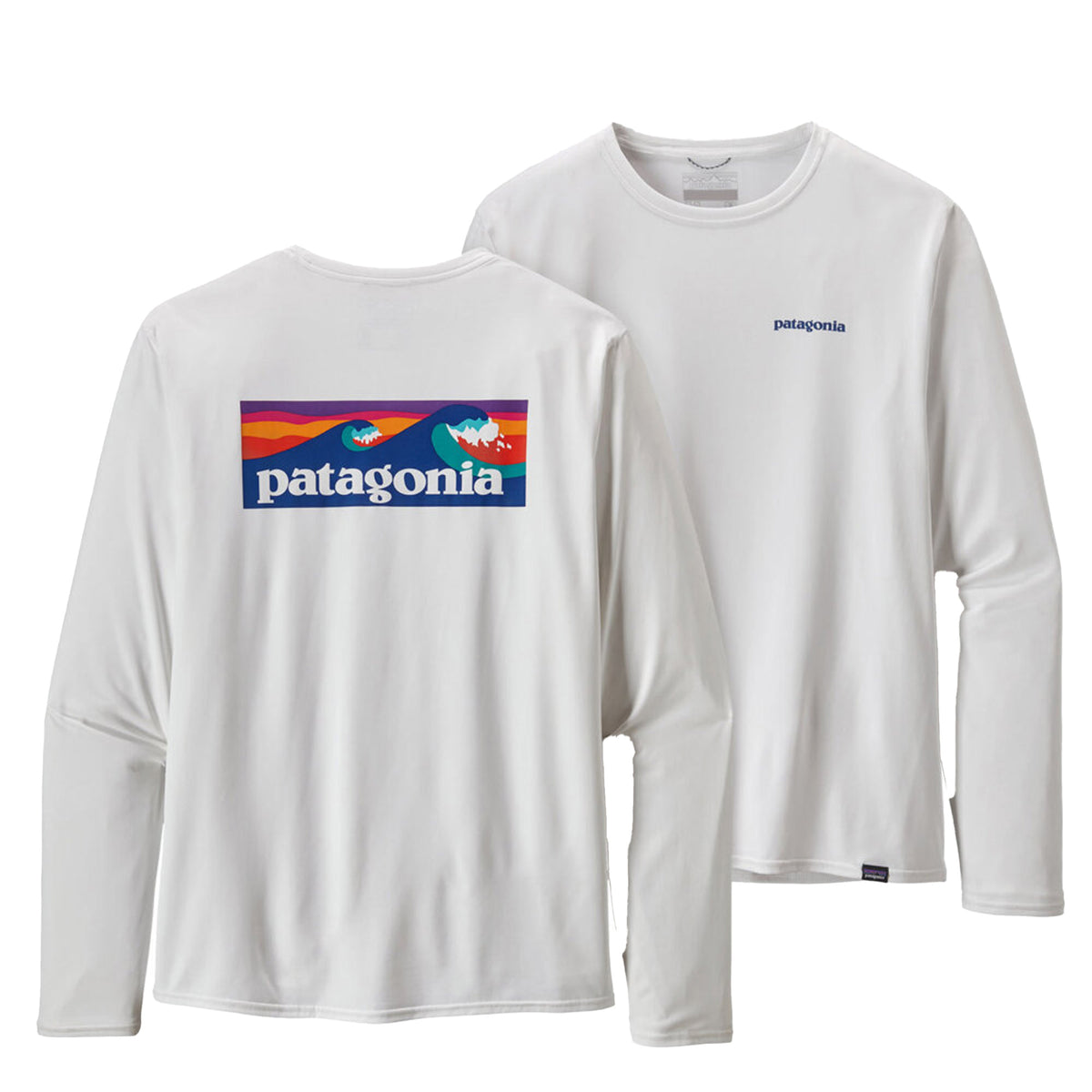 Patagonia Capilene Cool Daily Graphic Men's L/S T-Shirt - White