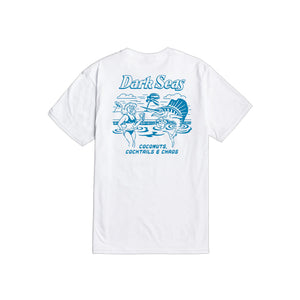 Dark Seas Pool Party Premium Men's S/S T-Shirt - White
