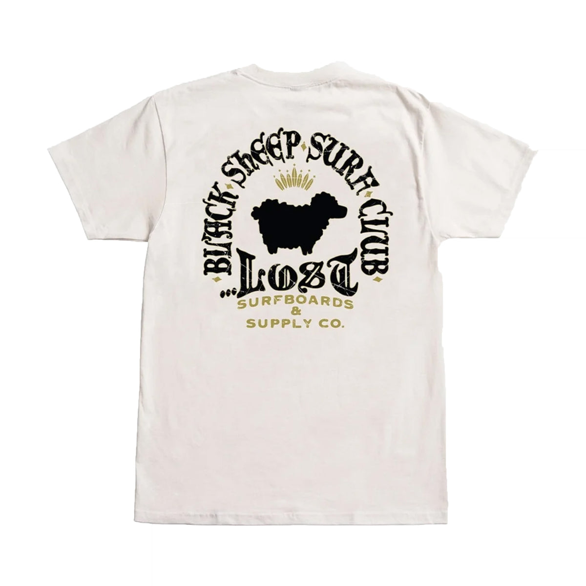 Lost The Flocker Men's S/S T-Shirt - Vintage White