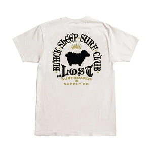 Lost The Flocker Men's S/S T-Shirt - Vintage White