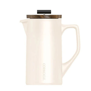 Corkcicle Ceramic French Press - Oat Milk