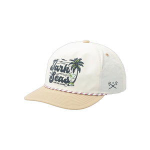 Dark Seas Tiki Time Men's Hat - Off White/Khaki