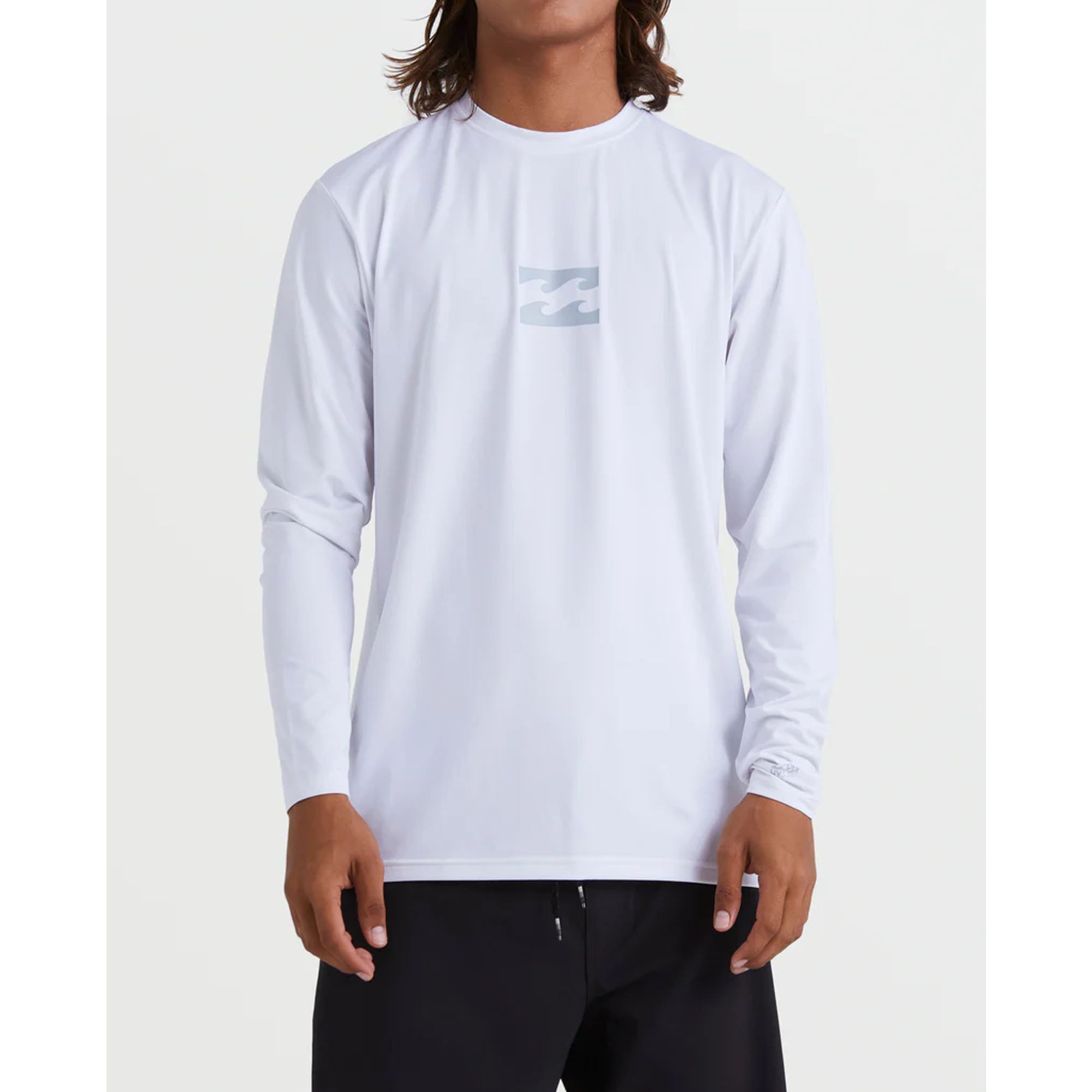 Billabong All Day Wave Loose-Fit Men's L/S Sun Shirt - White