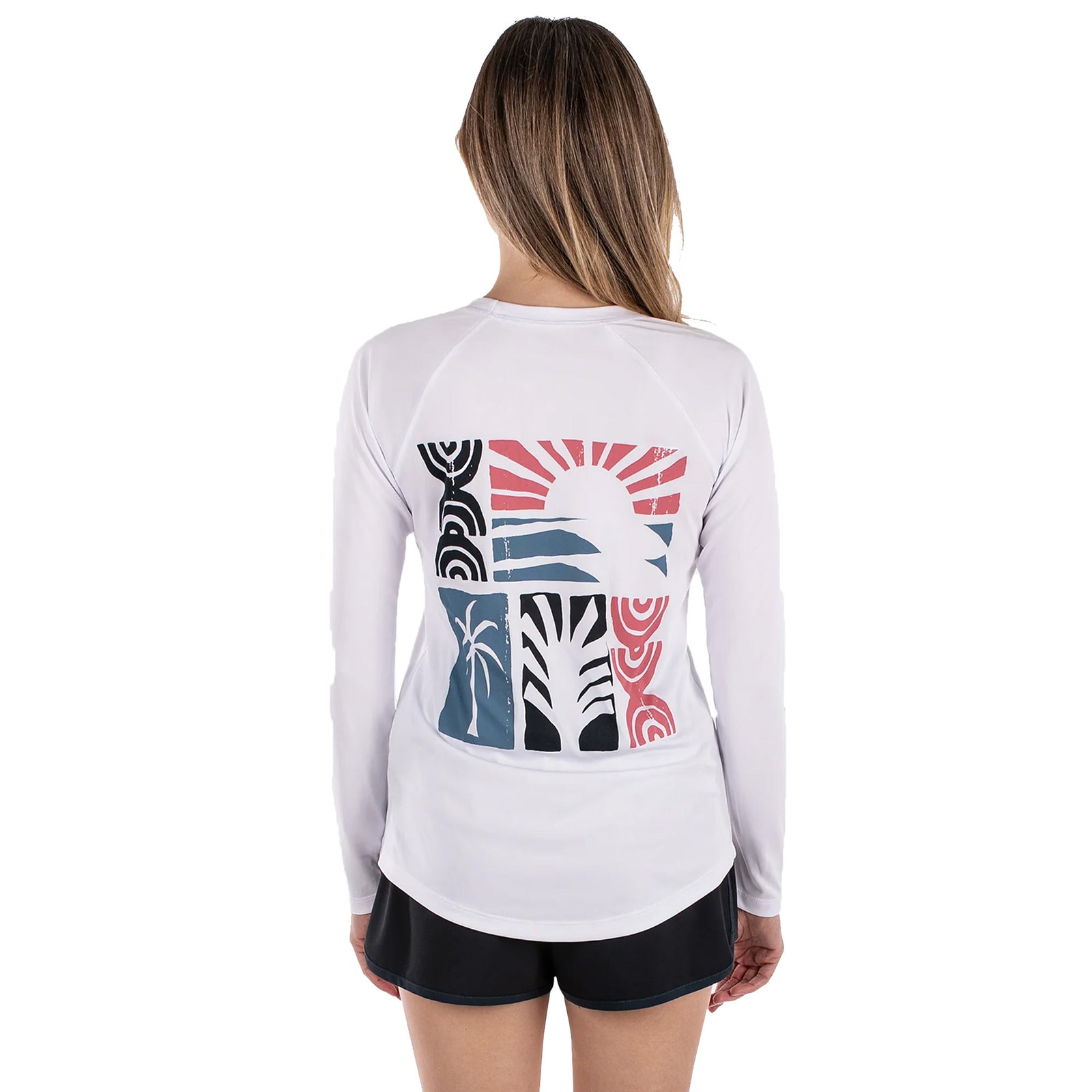 Jetty Retreat UV Men's L/S Sun Shirt - White