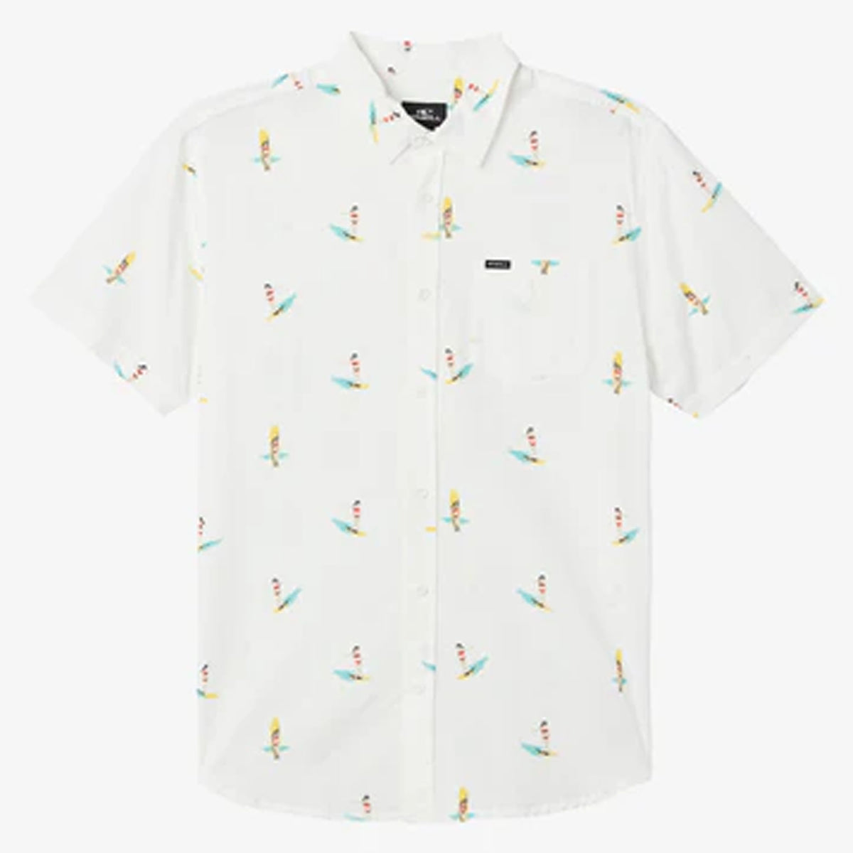 O'Neill Oasis Eco Standard Men's S/S Dress Shirt - White