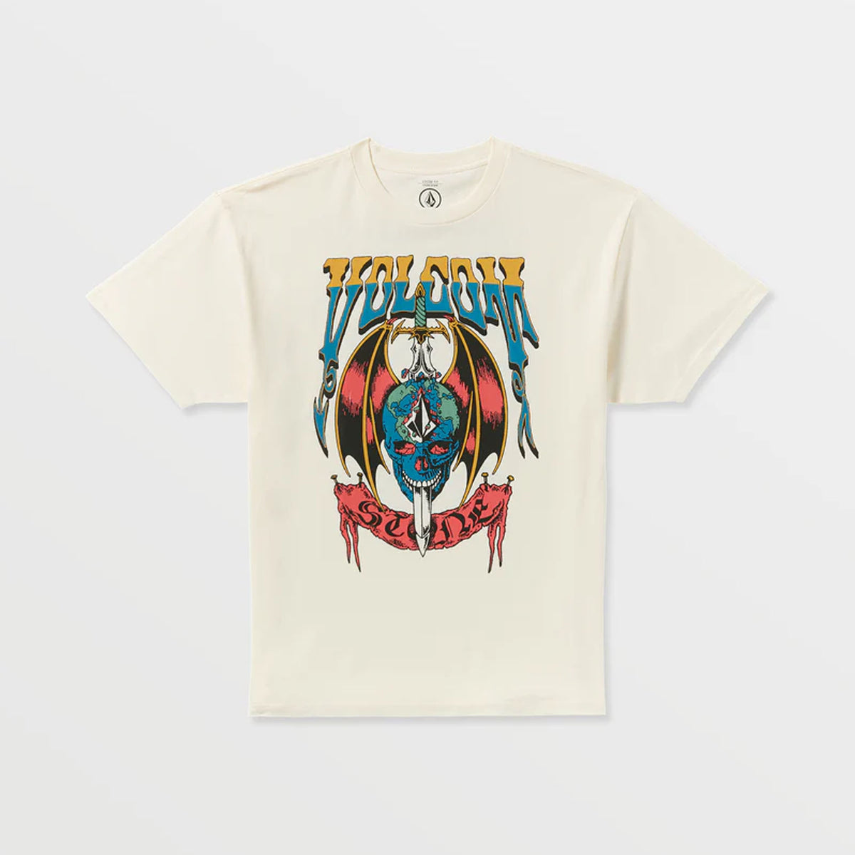 Volcom World Weapon Men's S/S T-Shirt - Off White