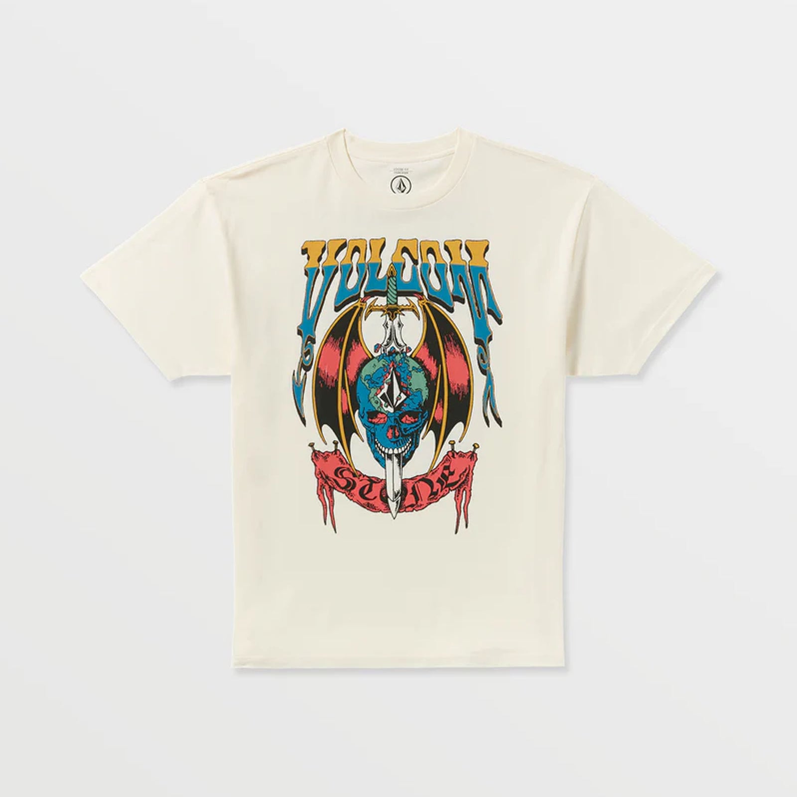 Volcom World Weapon Men's S/S T-Shirt - Off White