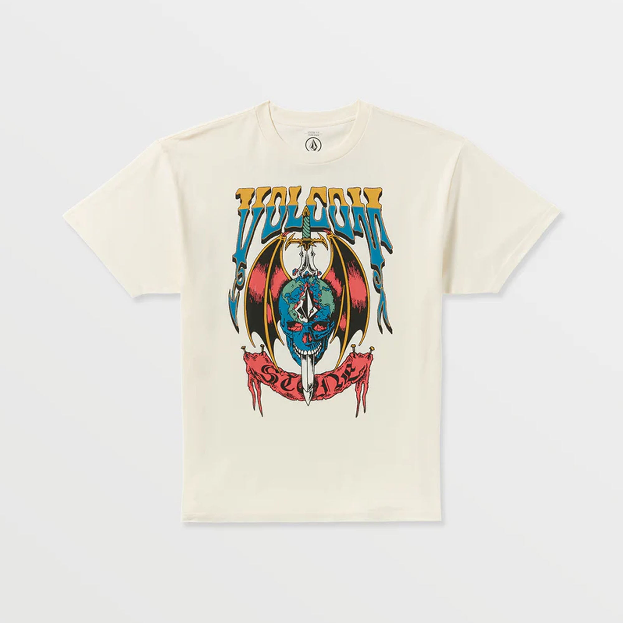 Volcom World Weapon Men's S/S T-Shirt - Off White