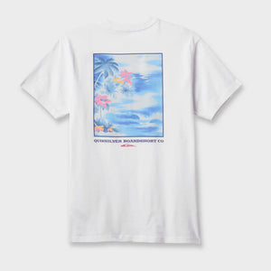 Quiksilver Tropical Surf Classic Men's S/S T-Shirt - White
