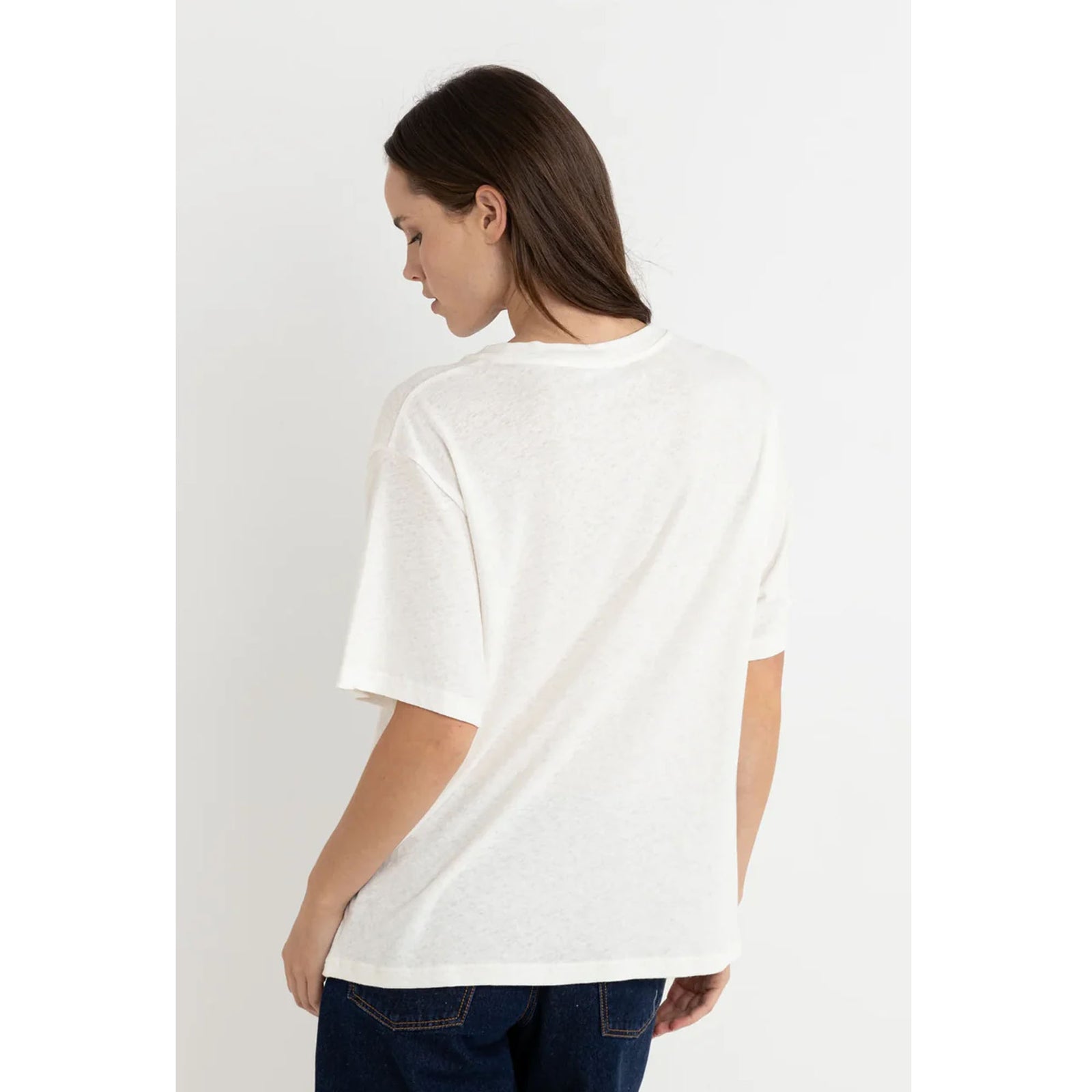 Rhythm Leilani Oversized Women's S/S T-Shirt - Vintage White