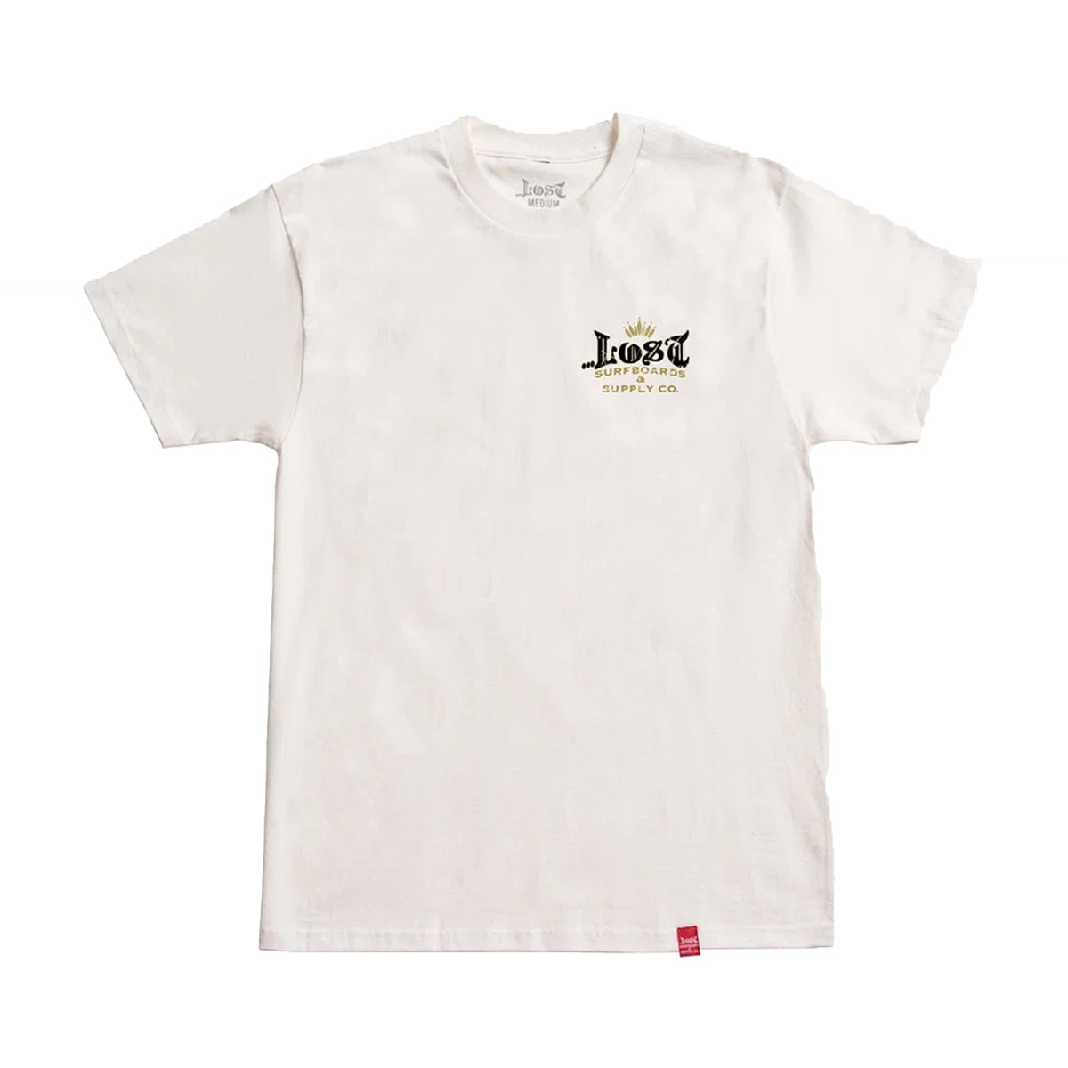 Lost The Flocker Men's S/S T-Shirt - Vintage White