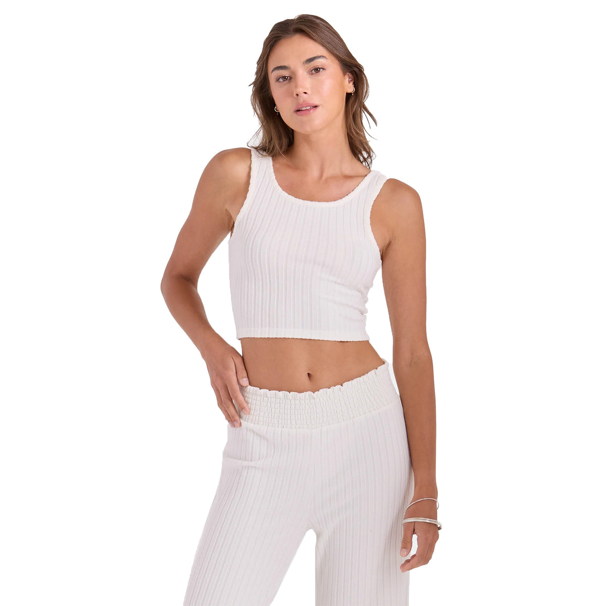 Volcom Lounge Bra Women's Tank - Star White