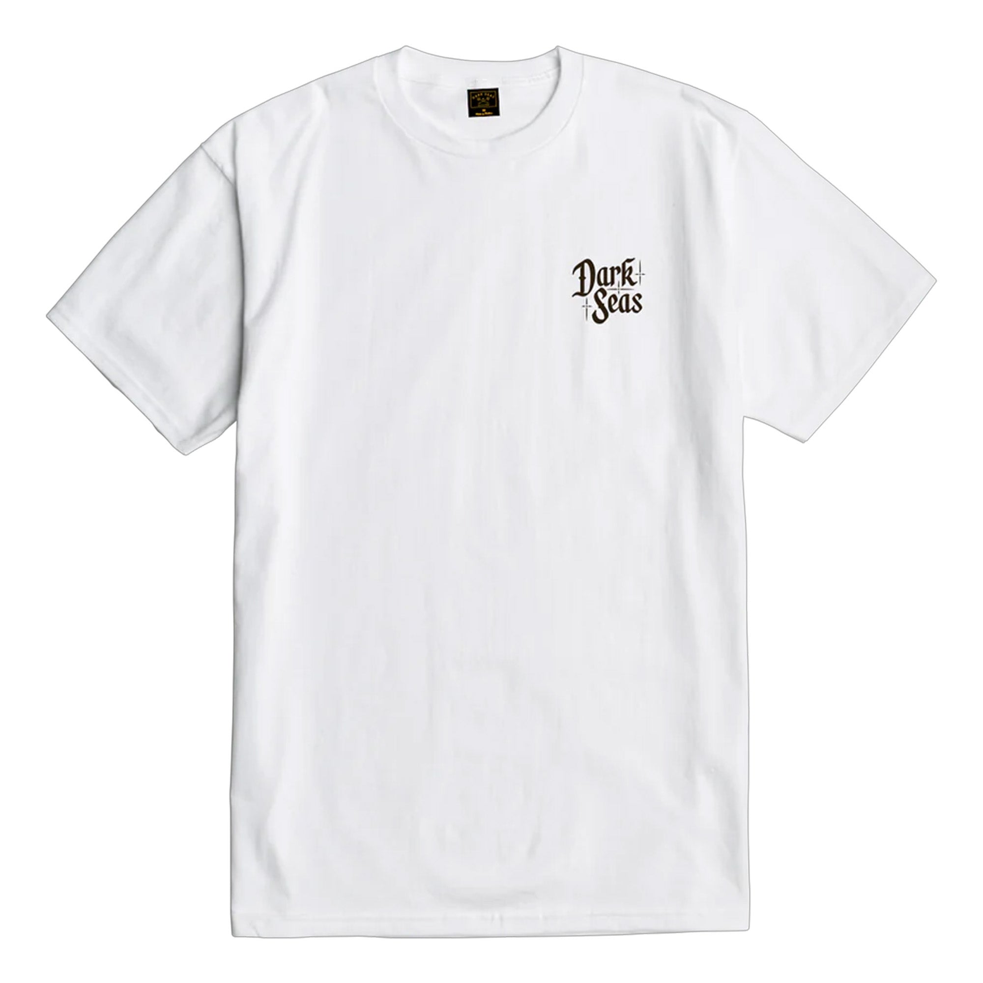 Dark Seas Treasure Map Men's S/S T-Shirt - White