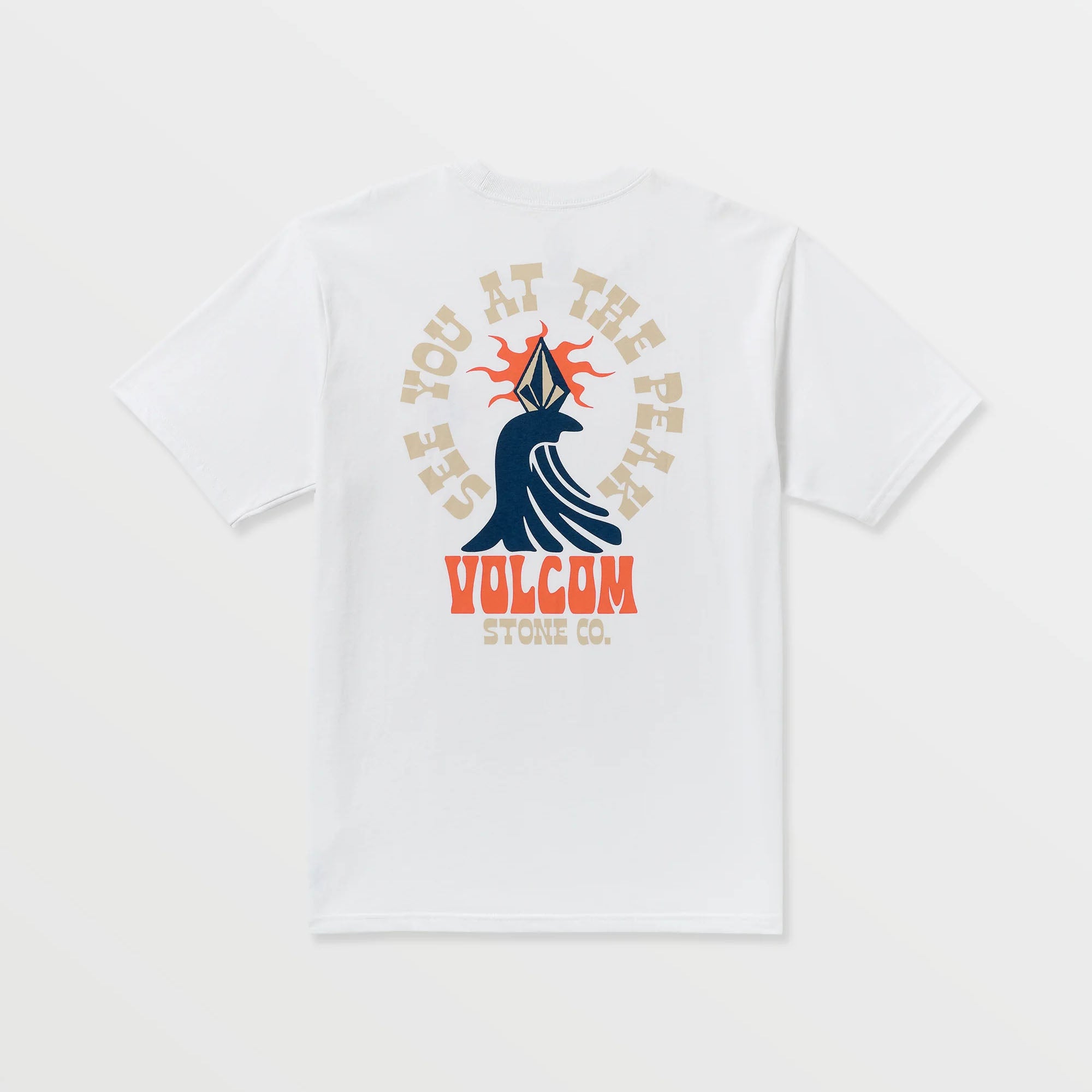 Volcom Peak A Boo Men's S/S T-Shirt - White