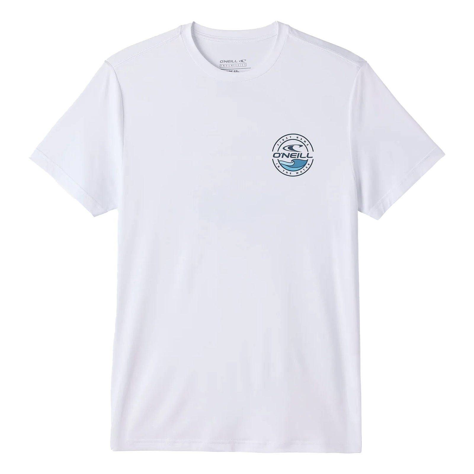 O'Neill Trvlr UPF Youth Boy's S/S Sun Shirt - White