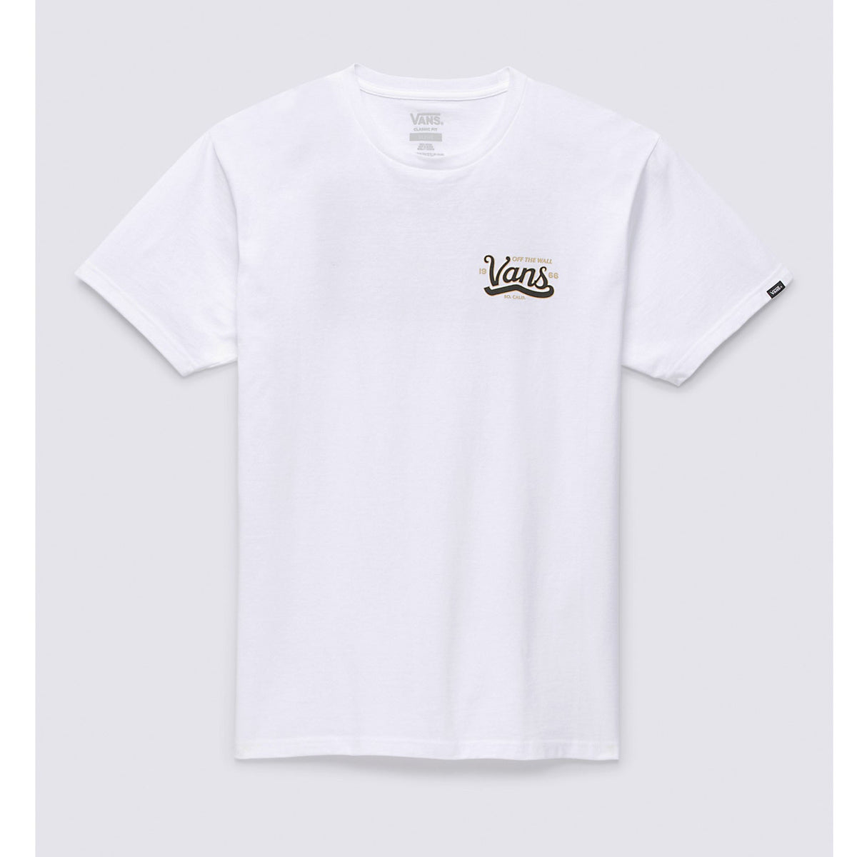 Vans Home Of The Sidestripe Men's S/S T-Shirt - White - Surf