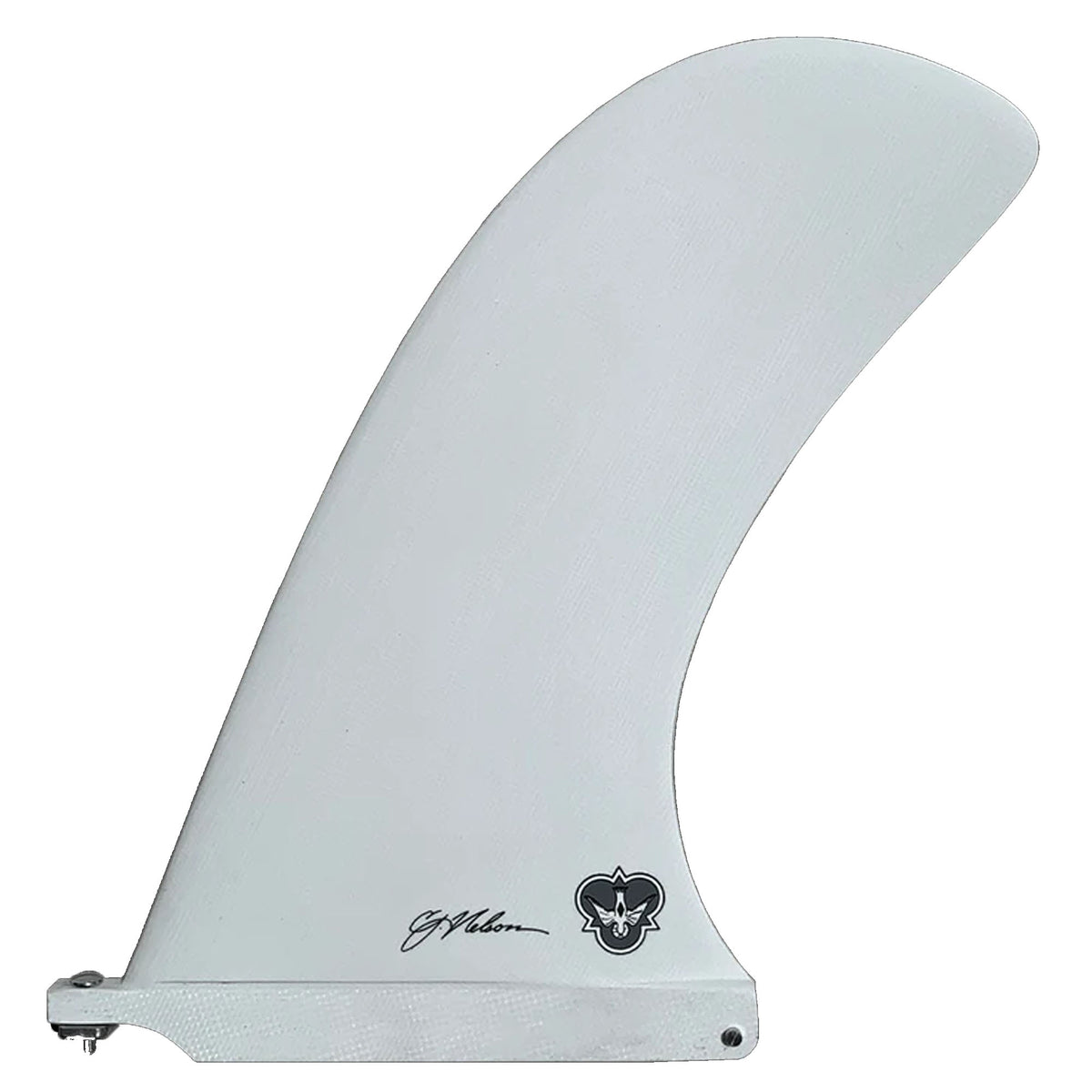 Flying Diamonds CJ Cali Pivot Longboard Fin - 10.5"/White