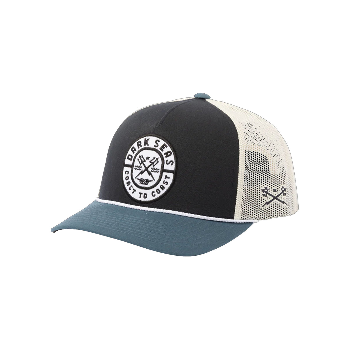 Dark Seas Lodgepole Men's Hat - Navy/White