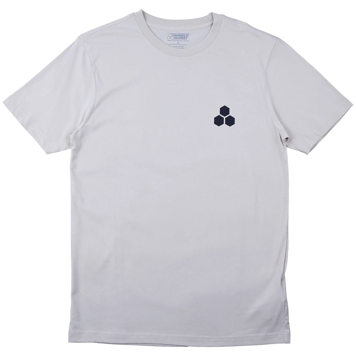 Channel Islands Quality Goods Men's S/S T-Shirt - White/Lead